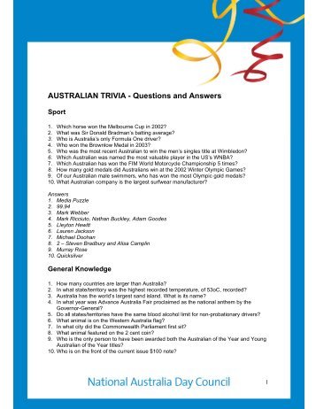 Easy trivia questions and answers